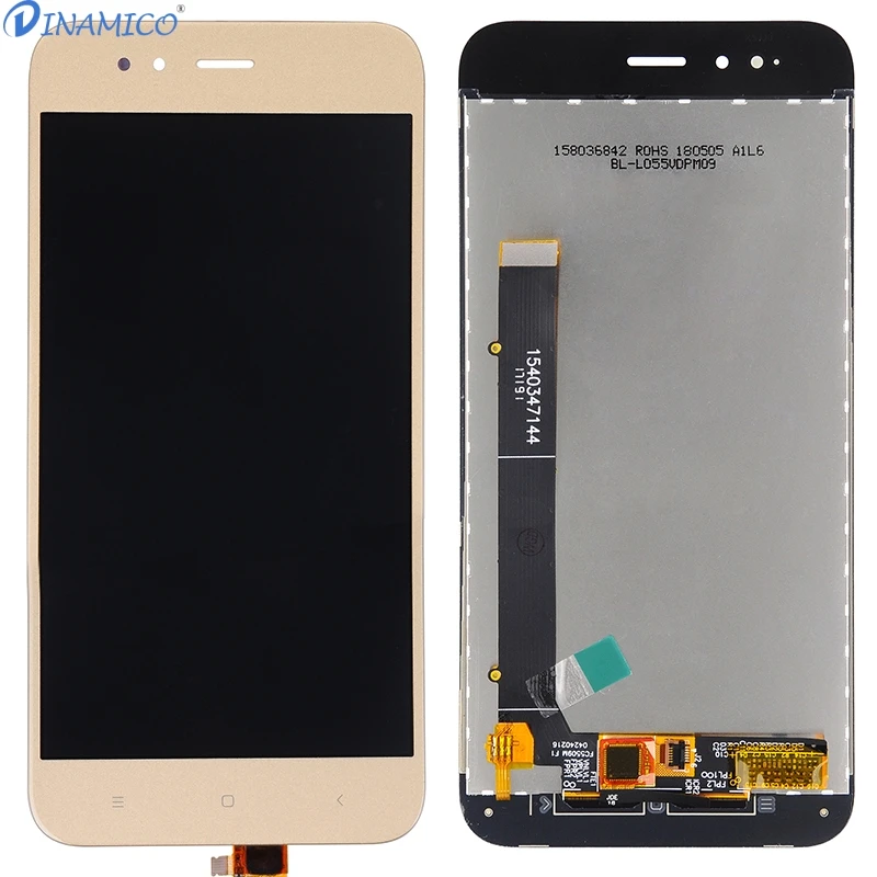 Dina mi co скидка A1 Lcd для Xiao mi 5X Lcd mi 5X mi 5X дисплей с кодирующий преобразователь сенсорного экрана в сборе с рамкой mi ddle