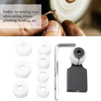 

Jewelers Ring Setting Kit Handwork Jewelry Tools Engraving Block Inlaid Diamond Full Set Ring Setter Clamp Work Holder