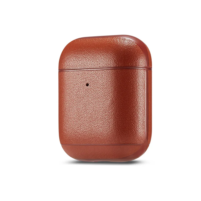 Чехлы из натуральной кожи для AirPods, чехол, Bluetooth, беспроводные наушники, Funda для Apple Airpods 2, 1 Air Pods, зарядные ящики