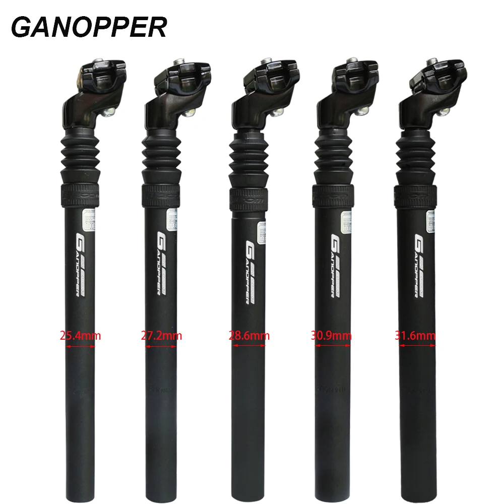 Ganopper Bicycle Suspension Seatpost 25.4/27.2/28.6/30.4/30.9/31.6