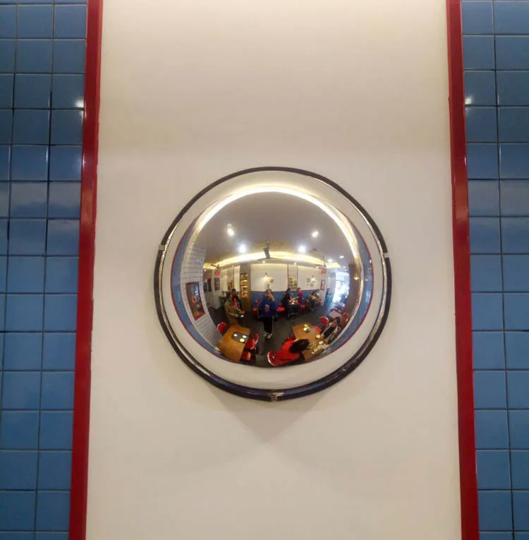 

Dome Mirror 1/2 Spherical Mirror 80 Cm Mirror Wide-Angle Lens Warehouse Supermarket Corner Convex Mirror
