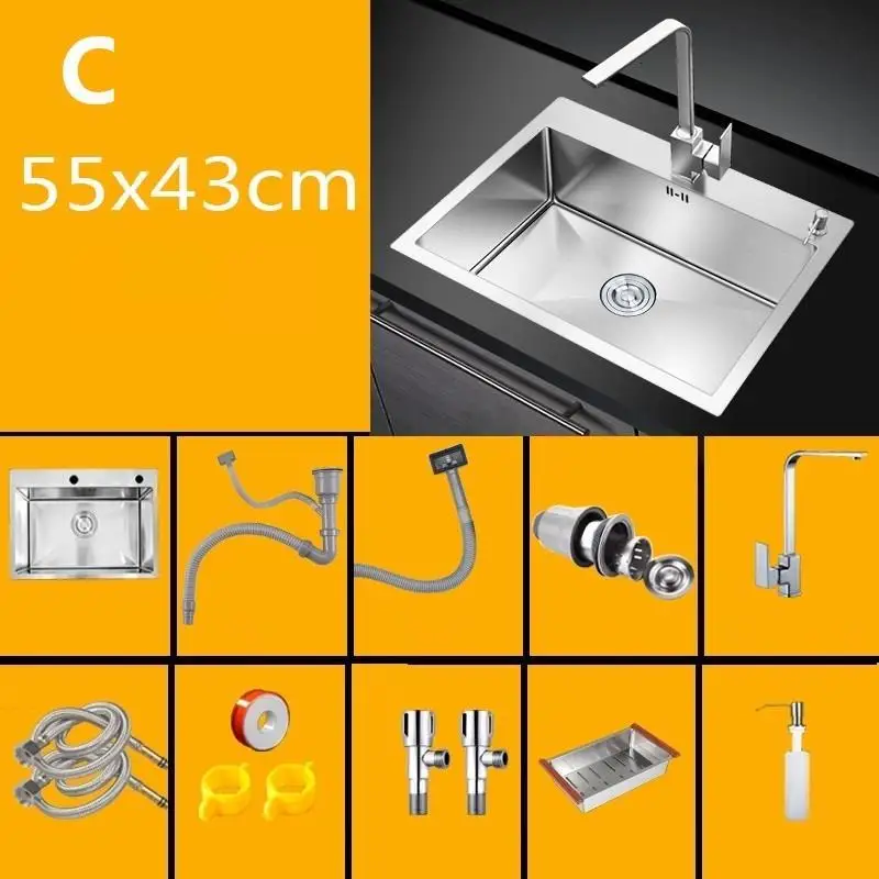 Lavello Cucina Inoxidable Gootsteen De Acero Inox портативная кухонная раковина Lavabo Fregadero Pia Cozinha для мытья овощей