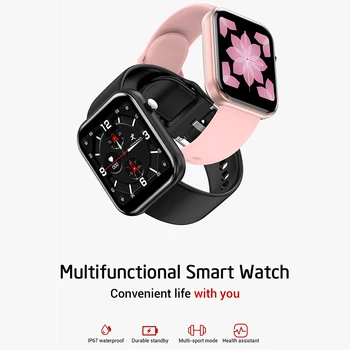 

New Smart Watch Heart Rate Blood Pressure Monitor Sport Tracker Wristband 1.54in Touch Screen Support Lost Phone Finder Function