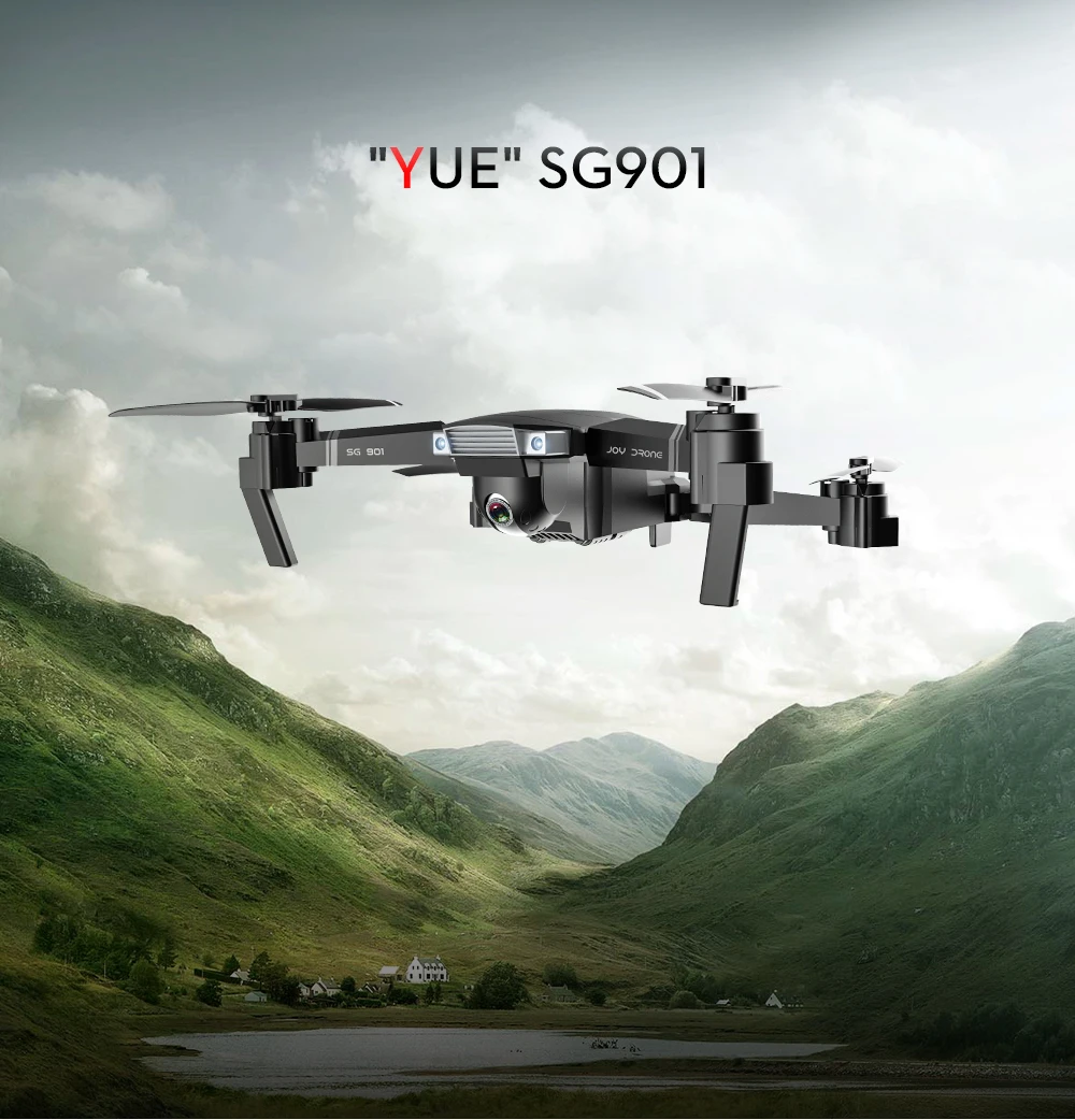 SG901 RC Drone 4K Профессиональный Квадрокоптер с широкоугольной HD камерой игрушки