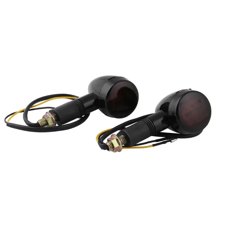 

Retro Design Motorcycle LED Lights Transparent Lens Rear Position Turn Signal