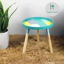 Луи Мода журнальные столы маленькие, круглые, мини прикроватные, простые спальни, прикроватные, твердой древесины угловой