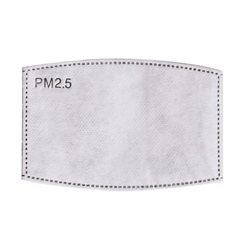 

10pcs/20pcs Adult Kids Mask Filters Anti Dust Smoke Gas Pollen 5 Layer Mask Replacement Activated Carbon Filter Hot Sale