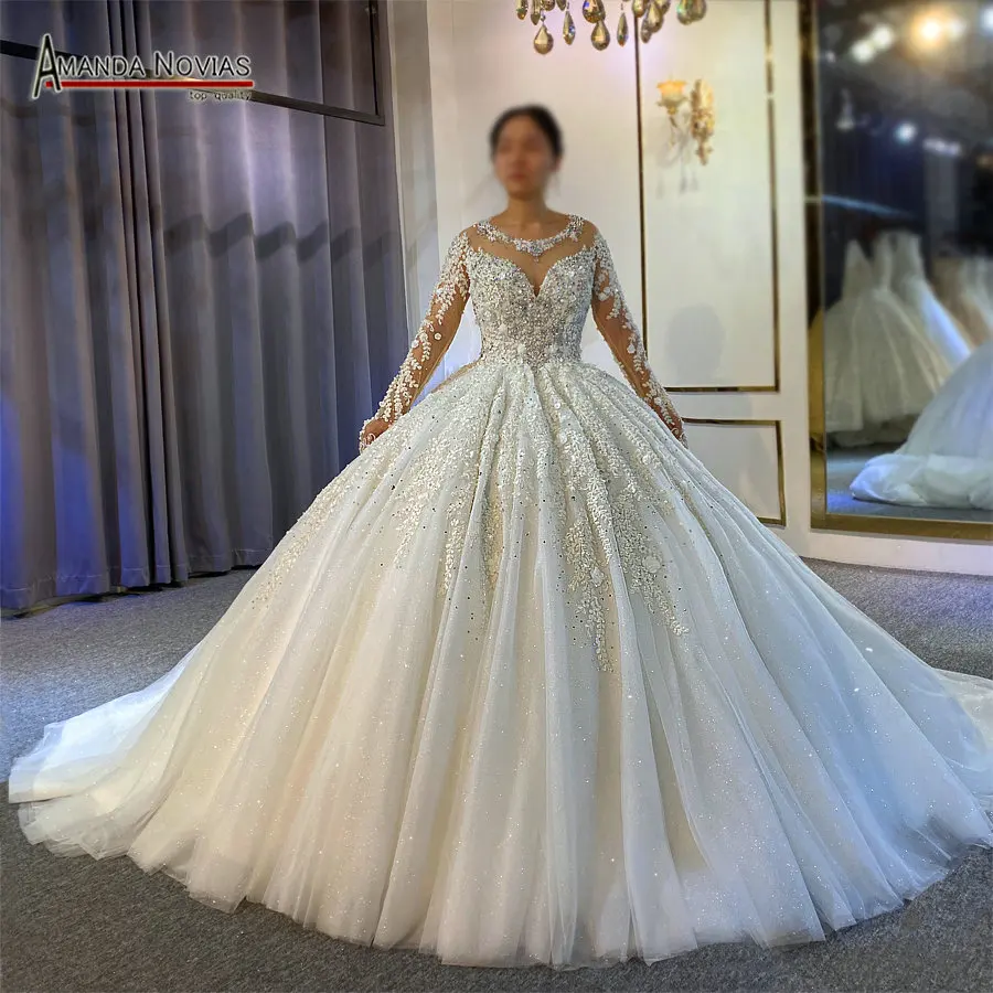 Champagne Tulle Ball Gown Quinceanera Dress 2020 Elegant Heavy Beaded  Crystal Deep V Neck Sweet 16 Dresses Evening Prom Gowns From 91,77 € |  DHgate