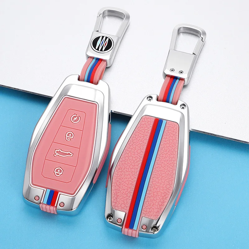 Copertura completa della cassa chiave dell'automobile in lega di zinco per Geely Coolray 2019-2020 Atlas Boyue NL3 Emgrand X7 EX7 SUV GT GC9 Borui accessori auto - H70d22a503f264d60b0466b23013283414