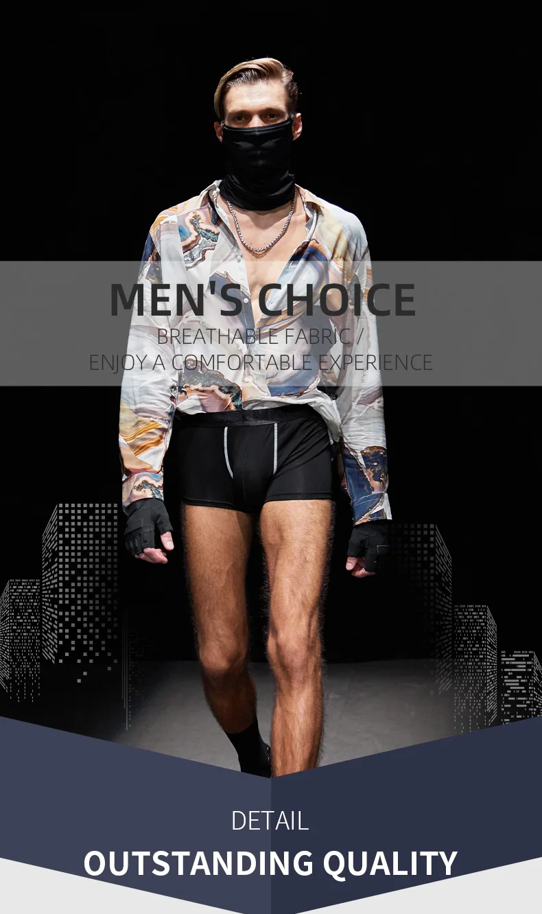 JOCKMAIL, сексуальное мужское нижнее белье, боксеры, 3D, в форме гамака, мешочек для пениса, для большого пениса, сетчатые панели, мужские боксеры, шорты, нижнее белье для геев