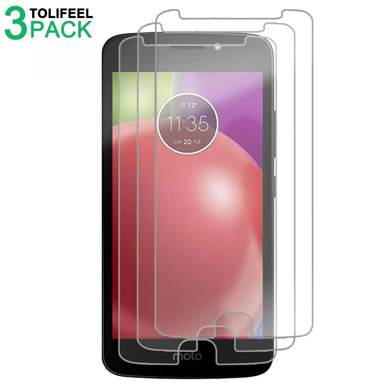 3 шт закаленное стекло для Motorola Moto E4 Plus Защитная пленка 2.5D 9H на стекло|Защитные