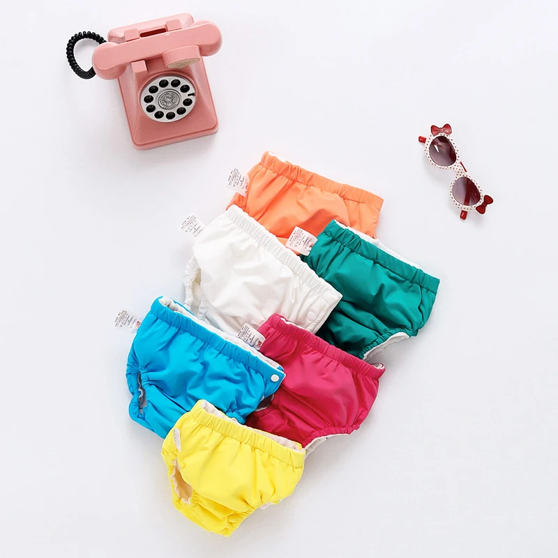 Pañal reutilizable para bebé, cubierta de bragas de pañales natación, ropa de baño ecológica, pantalones de piscina, bragas para niños|Pañales de bebé| - AliExpress