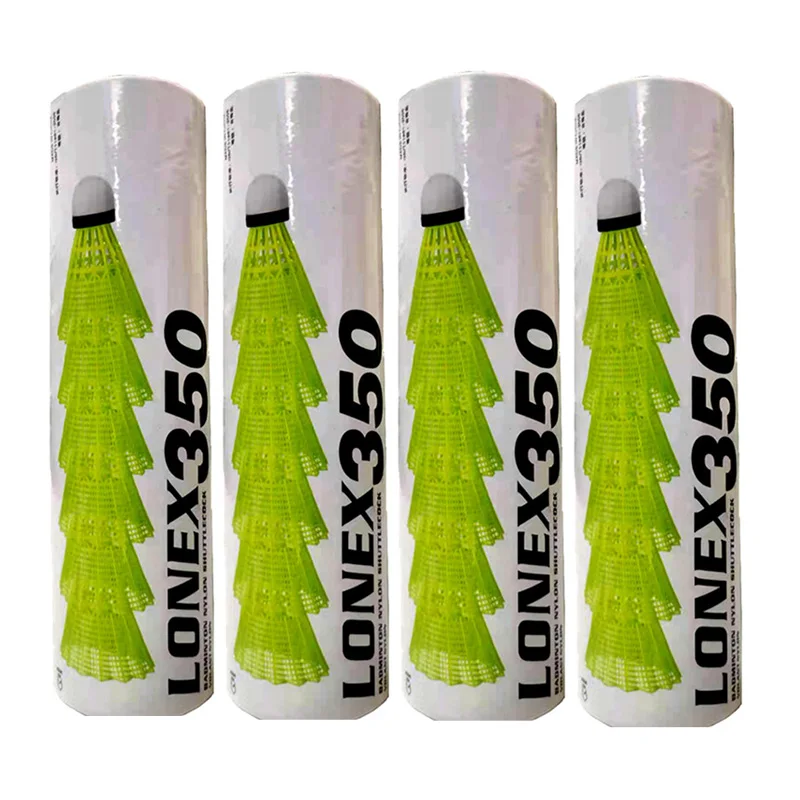 Nylon Shuttlecock Table Fiber Ball Head Full Round Wool Style Plastic Badminton for Outdoor Training Use Durable 6pcs/set