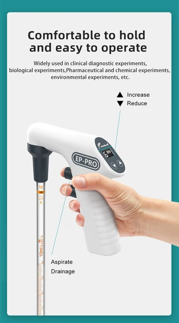 Pompa Pipetta Manuale Per Laboratorio - Capacit&agrave; 0,1-100 Ml, Precisione Alta