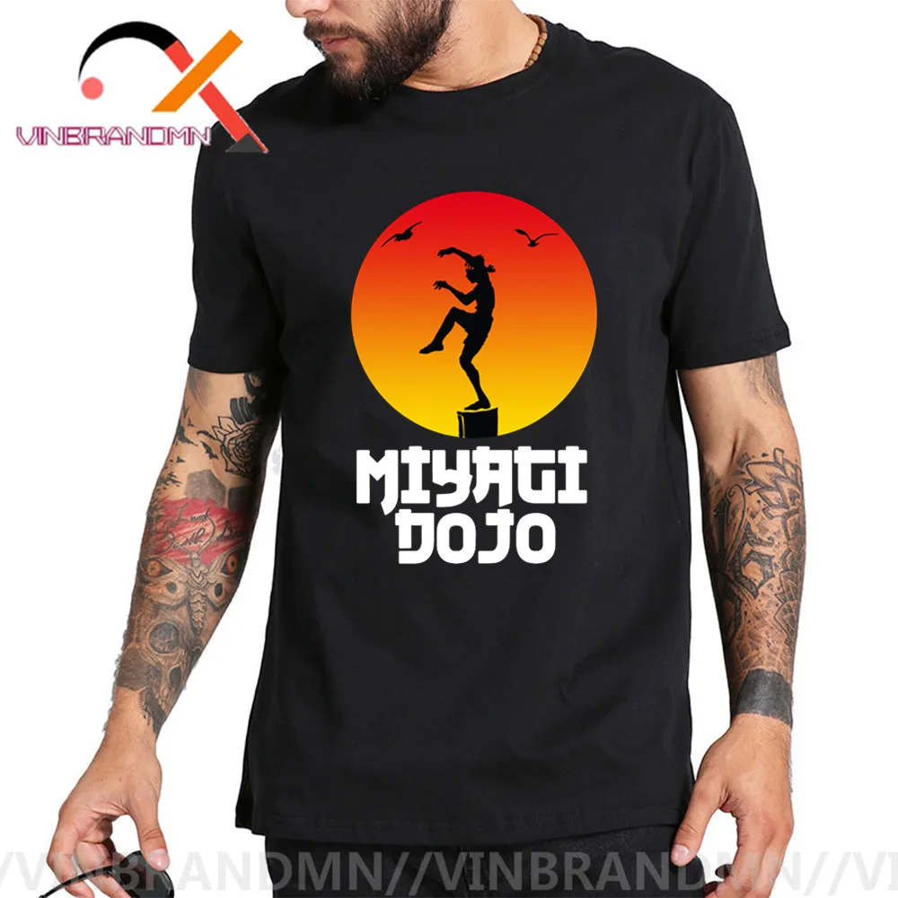 Япония Кунг Фу Miyagi Dojo футболки для мужчин Кобра КАИ каратэ детская футболка дзюдо