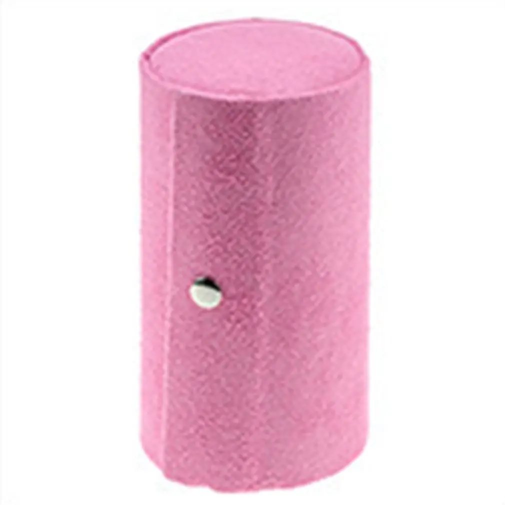 Многофункциональный ткань 3 слоя ювелирные изделия Дисплей коробка цилиндр