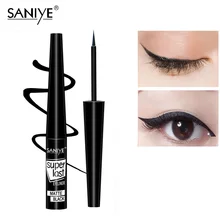 SANIYE водостойкий жидкий карандаш для подводки глаз, суперчерная подводка для глаз, стойкий макияж, Профессиональная подводка для глаз, косметика Funbe M292
