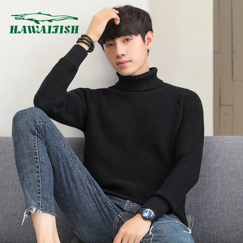 Hawaifish brand Sweater men 2021 Autumn Winter Warm pull homme High Quality Fashion Casual Comfortable chompas para hombre | Мужская