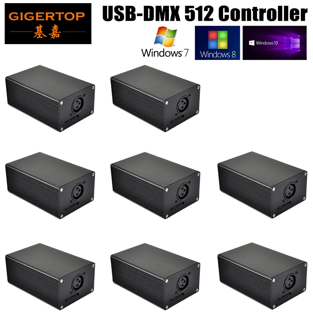 В наличии 8 шт./лот Quman HD512 USB DMX512 Dongle контроллер для ПК адаптер интерфейса SD карта/Off