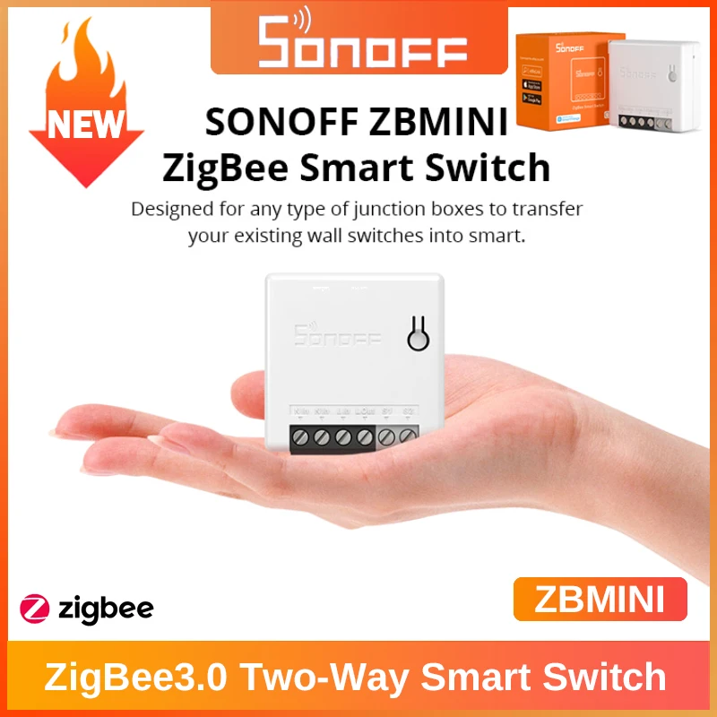 SONOFF ZigBee 3,0 Smart Switch MINI DIY Zwei Weg Conrol Stimme Romote Control Arbeitet mit Alexa Google Home Smart Home gadgets