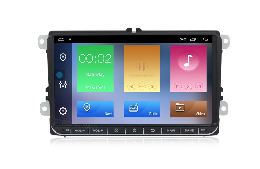 Top EU warehouses 9" Android 8.1 Car radio GPS Navigation for VW Skoda Octavia golf 5 6 touran passat B6 jetta polo tiguan WIFI BT 27