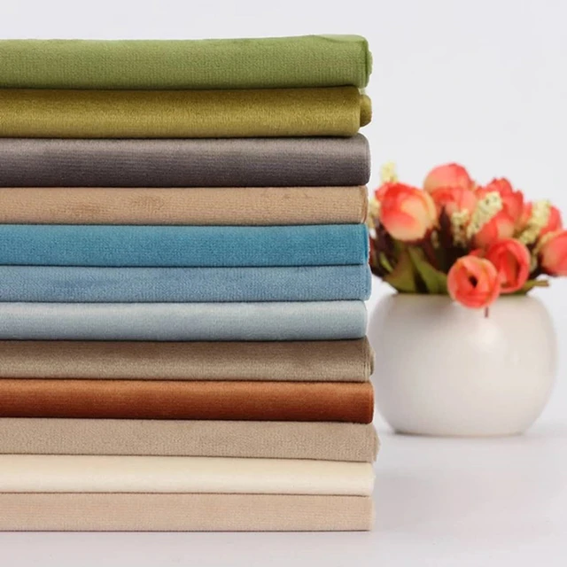 Velvet Fabric Meters Upholstery  Fabrics Textiles Clothes Meters - Pure  Dutch Fabric - Aliexpress