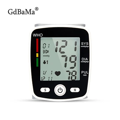 Wrist Blood Pressure Автоматическое голосовое запястье цифровой монитор тонометра артериального давления метр новейший USB зарядка наручные OLI-W355 германия чип ЖК-дисплей - Цвет: Wrist Blood Pressure