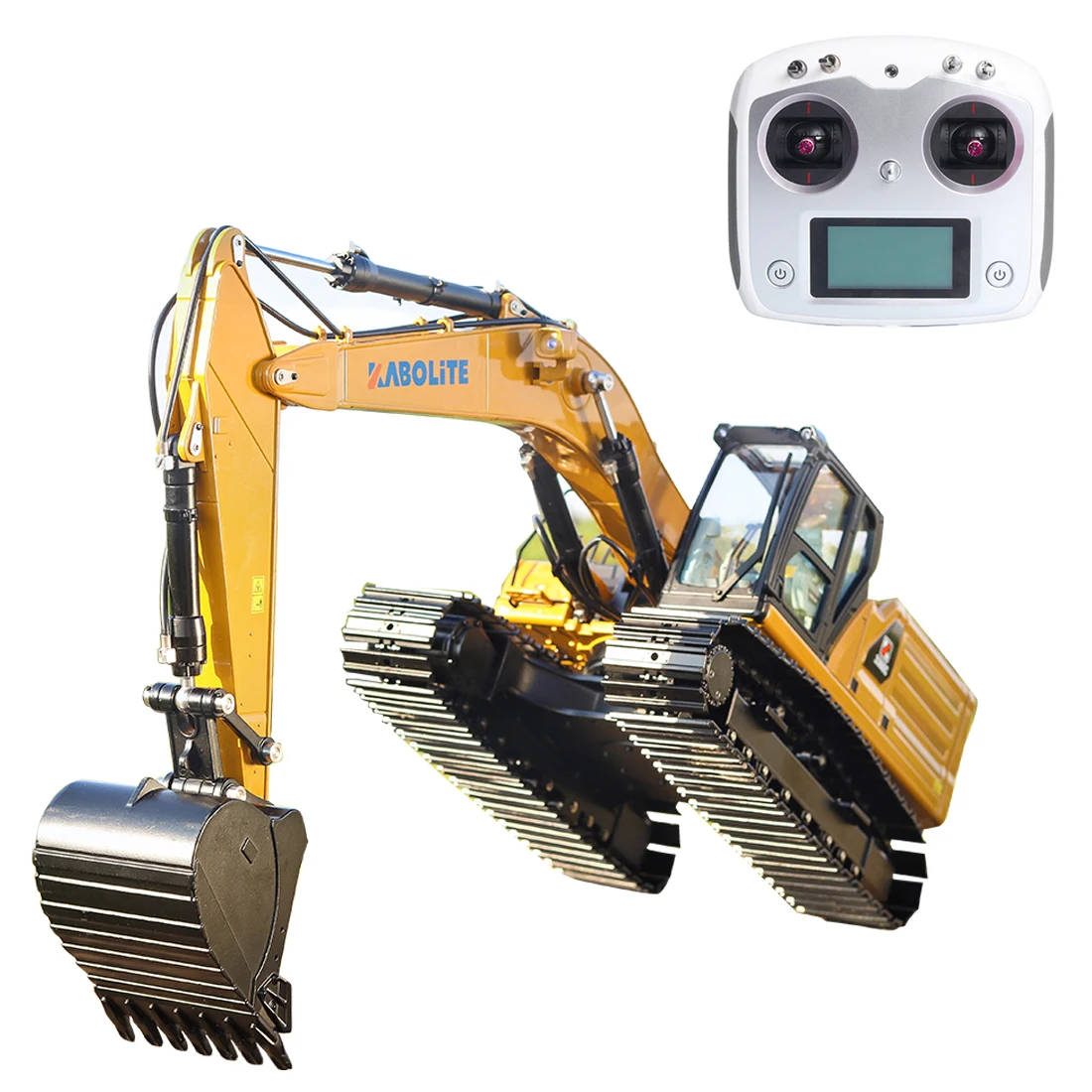 US $1.662.21 116 24 Simulation Hydraulic Drive Rc Excavator Grab All Alloy Engineering Vehicle Model Remote Control Toys For Children Gift