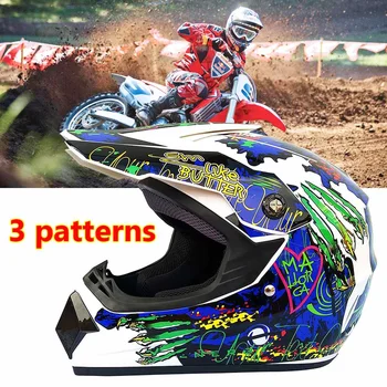 

XL Professional Racing Motocross Casque Moto Capacete Moto Casco Off-road Cartoon Full Face Motorcycle Bike Helmet