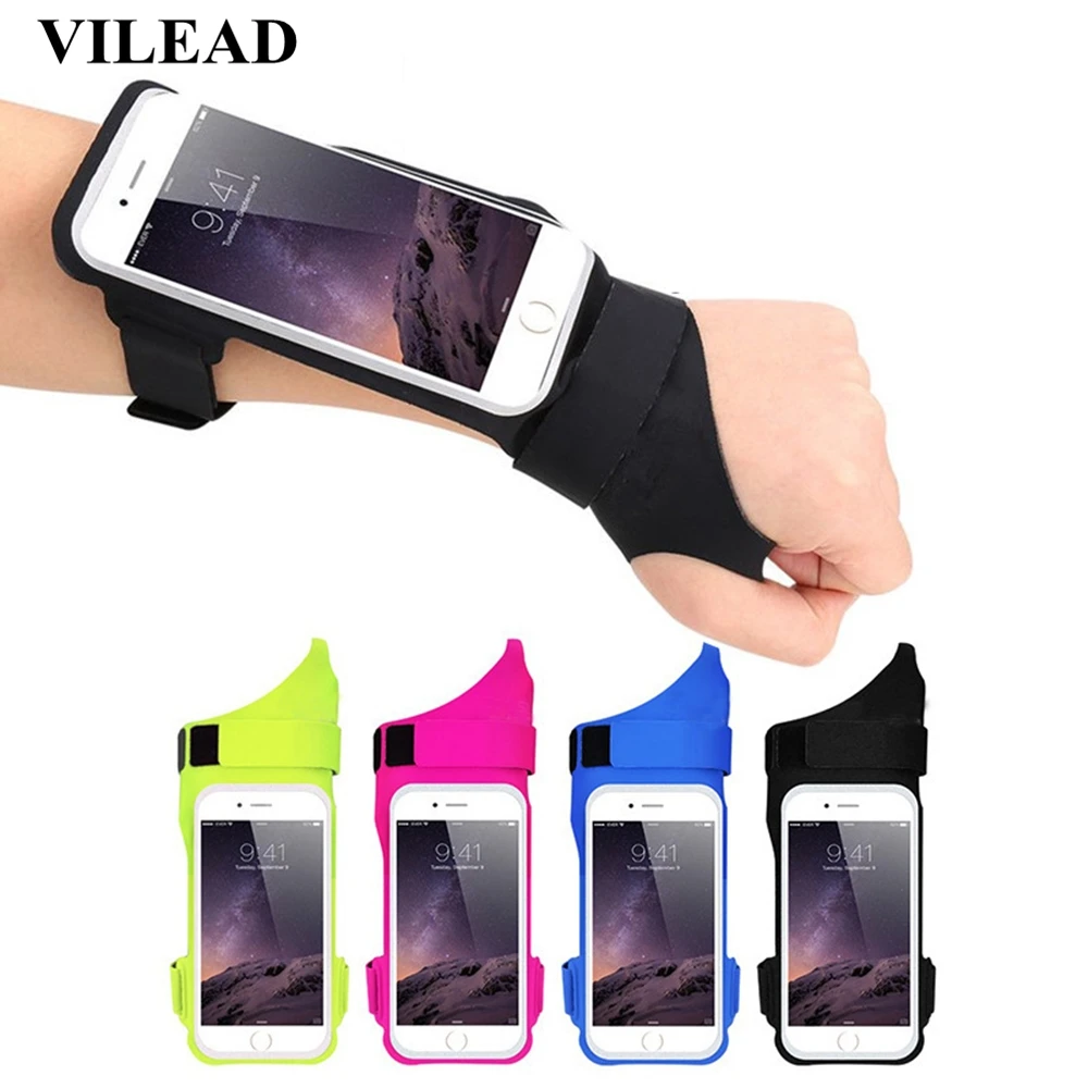 

Vilead Waterproof Lycra Running Bag Touch Operation Cellphone Arm Bag Men Women Adjustable Belt Outdoor Sports Fitness Bag