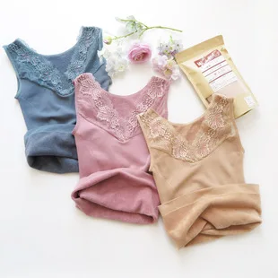 Seamless Lace Looped Pile Vest Foreign Trade New Colorful Cotton Soft Cotton Women's Warm Vest