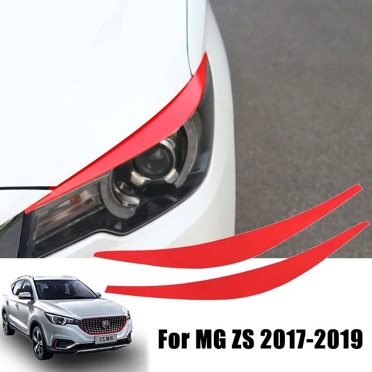 Автомобильные фары для бровей наклейка MG ZS 2017 2018 2019 2020 MGZS ZX авто аксессуары украшения наклейки|Наклейки на