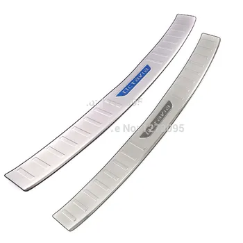 

For Skoda Octavia 2017 2018 Stainless Exterior Rear Bumper Protector Sill Trim Tail Trunk Guard Pedal Car Styling Accessories