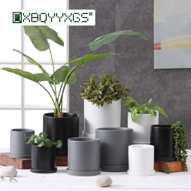 Stunning Indoor Outdoor Planters Nordic Inspired Creative Minimalistic Face Pots Ceramic Art Sculpture Flower Pot Decorative Plant pot