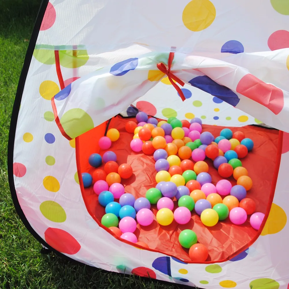 Play Tent House Ocean Ball 3PCs Crawling Tunnel Set Ocean Ball Pool Tipi Tent Play Tent Ball for Baby Toys Play Toys Pool House