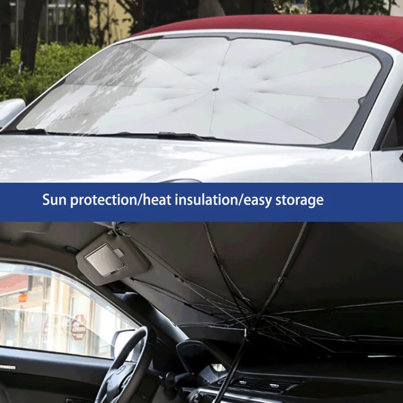 

Car Sun Shade Protector Parasol Auto Front Window Sunshade Covers Car Sun Protector Interior Windshield Protection Umbrella