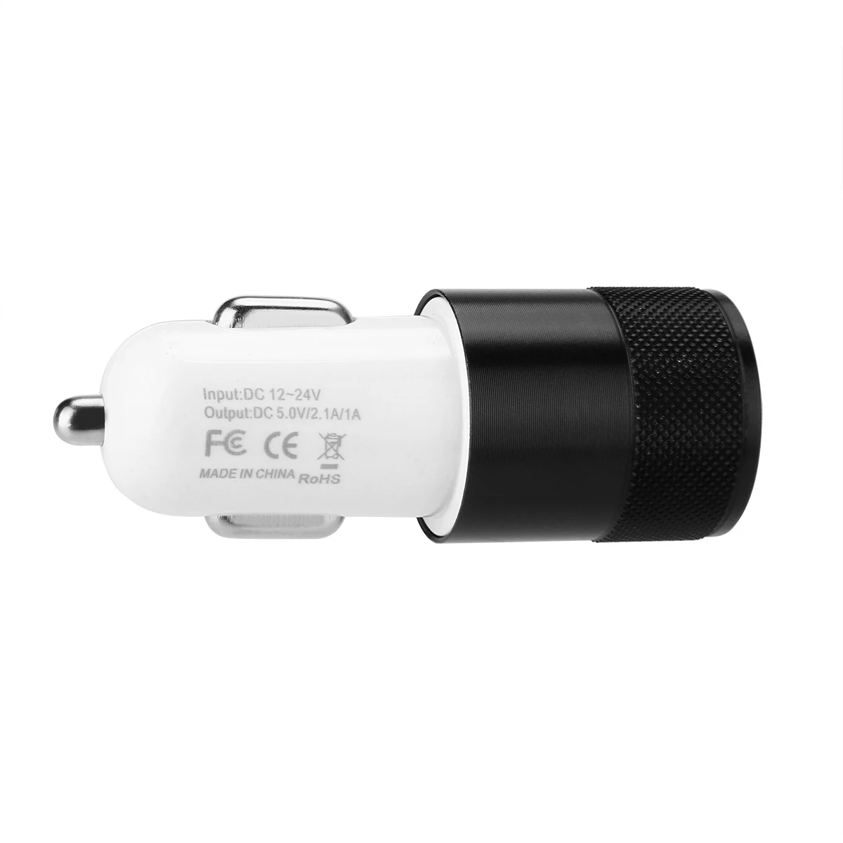 DC 12V 24V Mini Dual 2 Twin Port USB Plug In Car Lighter Socket Charger Adapter Universal For Phone Tablet