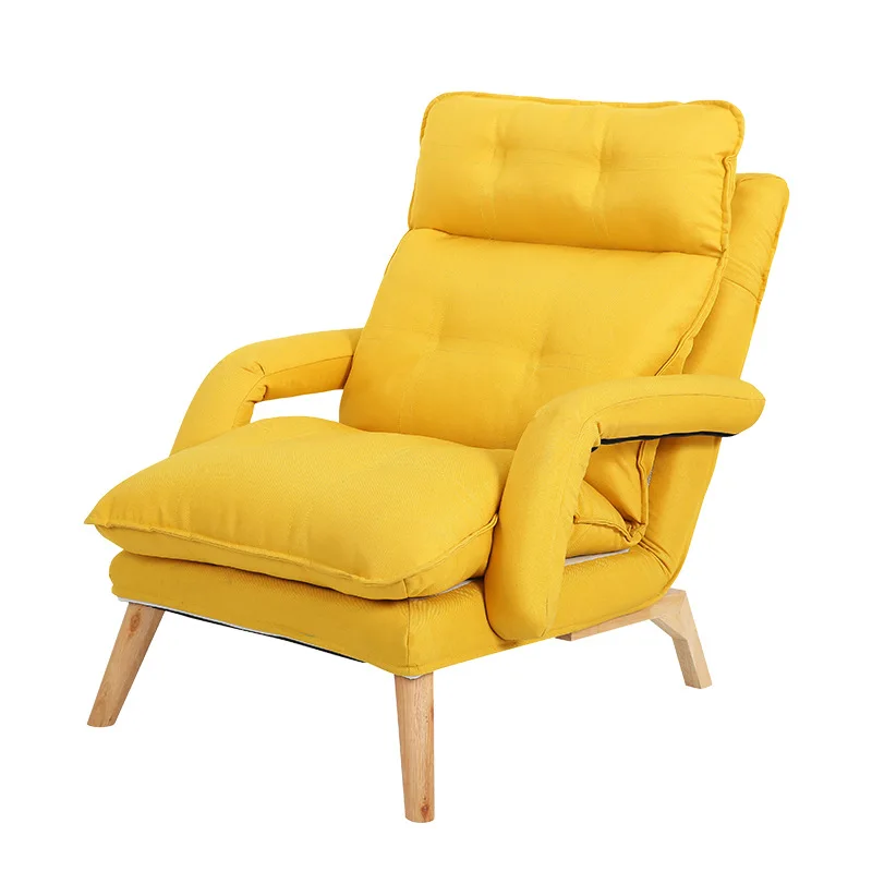 KAROIS F3 Armchair Lazy Sofa Armrest Bedroom Leisure Old Man Breastfeeding Chair Japanese Folding Lounger Fabric | Мебель