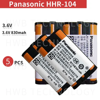 

5pack HHR-P104 Ni-MH Rechargeable Battery 830mah For Panasonic Cordless Phones Free shipping