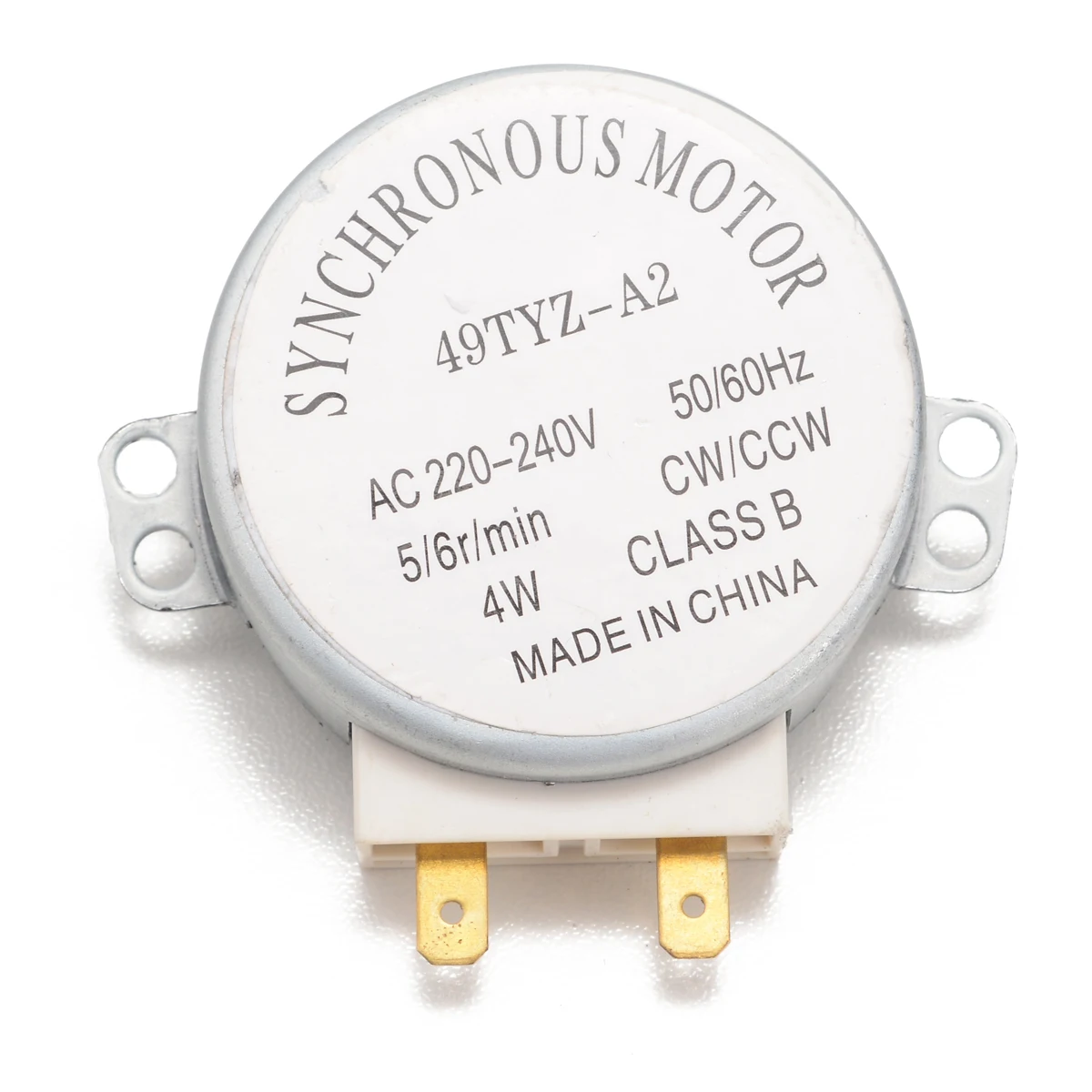 49TYZ-A2 AC 220-240 В CW/CCW 4 Вт об/мин скорость синхронный двигатель для микроволновой печи