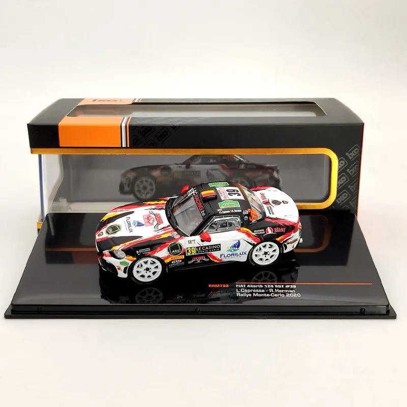 IXO 1:43 для FIAT Abarth 124 RGT #39 Rallye Monte Carlo 2020 RAM753 литые модели игрушек коллекция