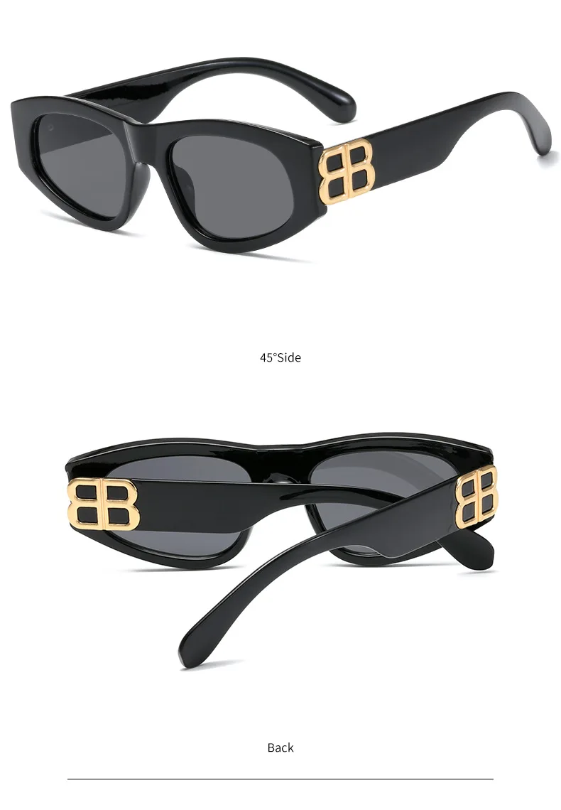 womens ray bans Cat Eye Sunglasses Women Fashion 2022 Brand Designer Color Gradient Lens Sun Glasses Cool B Party Beach Glasses UV400 reader sunglasses