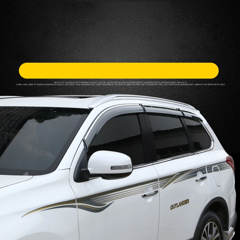 Lsrtw2017 кузова гирлянда Стикеры для Mitsubishi Outlander 2013 аварийный стопор для автомобилей