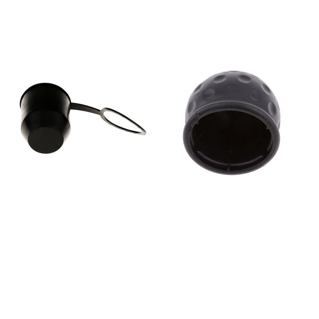 2Pcs Car Trailer Camper Tow Bar Ball Protective Cover 50mm Cap