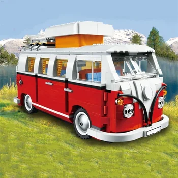 

Lepining Technic Cars Classic T1 Camper Van Car Super Sports Car Creator Building Blocks Kids Girls Toy For Boys Children