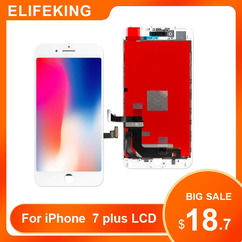 

ЖК-дисплей AAA ++ для iPhone 7 Plus, 3D сенсорный экран, дигитайзер, Замена для ремонта детской модели + закаленное стекло + Инструменты