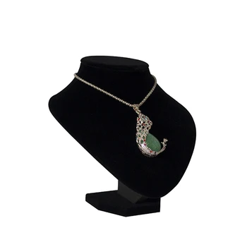 

Show Decorate Holder Ornament Rack Display Stand Jewelry Mannequin Shop Soft Velvet Multi-Purpose Storage Pendant Necklace