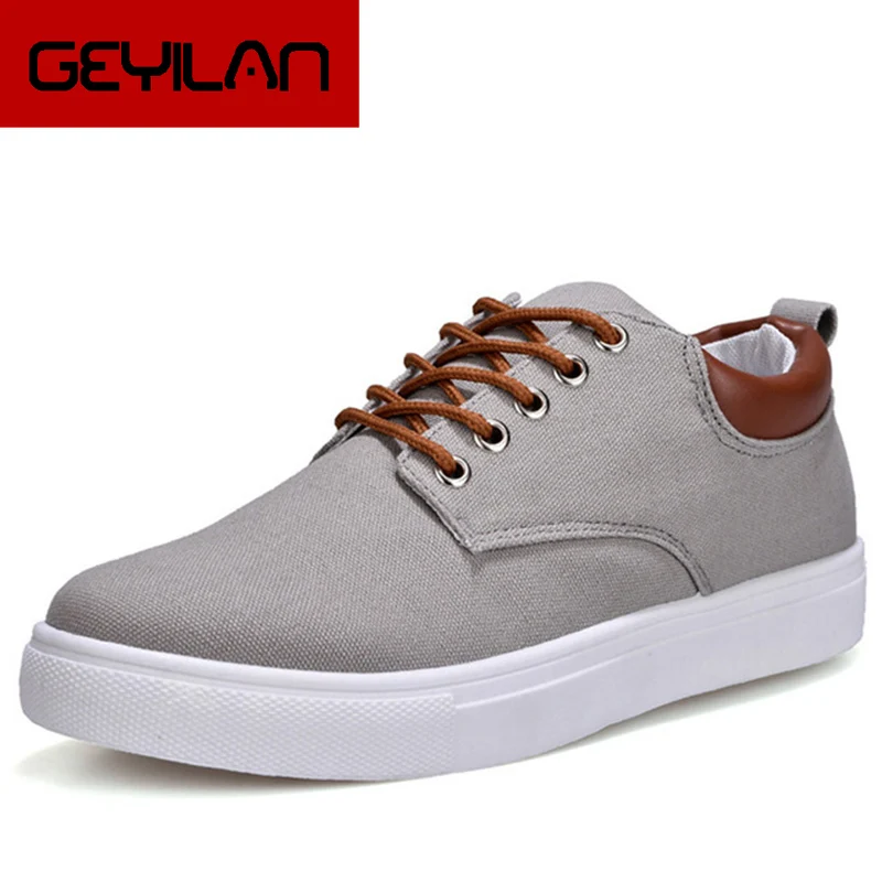 

New Arrival Spring Summer Comfortable Casual Shoes Mens Canvas Shoes For Men Lace-Up Brand Fashion Flat Loafers Shoe