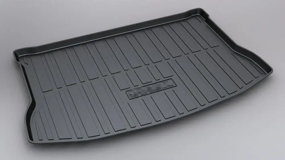 

SJ ALL Weather TPO Car Trunk Mats Tail Boot Cargo Liner Cover Rear Cargo Tray Luggage Pad For Toyota YARIS L 2013 2014