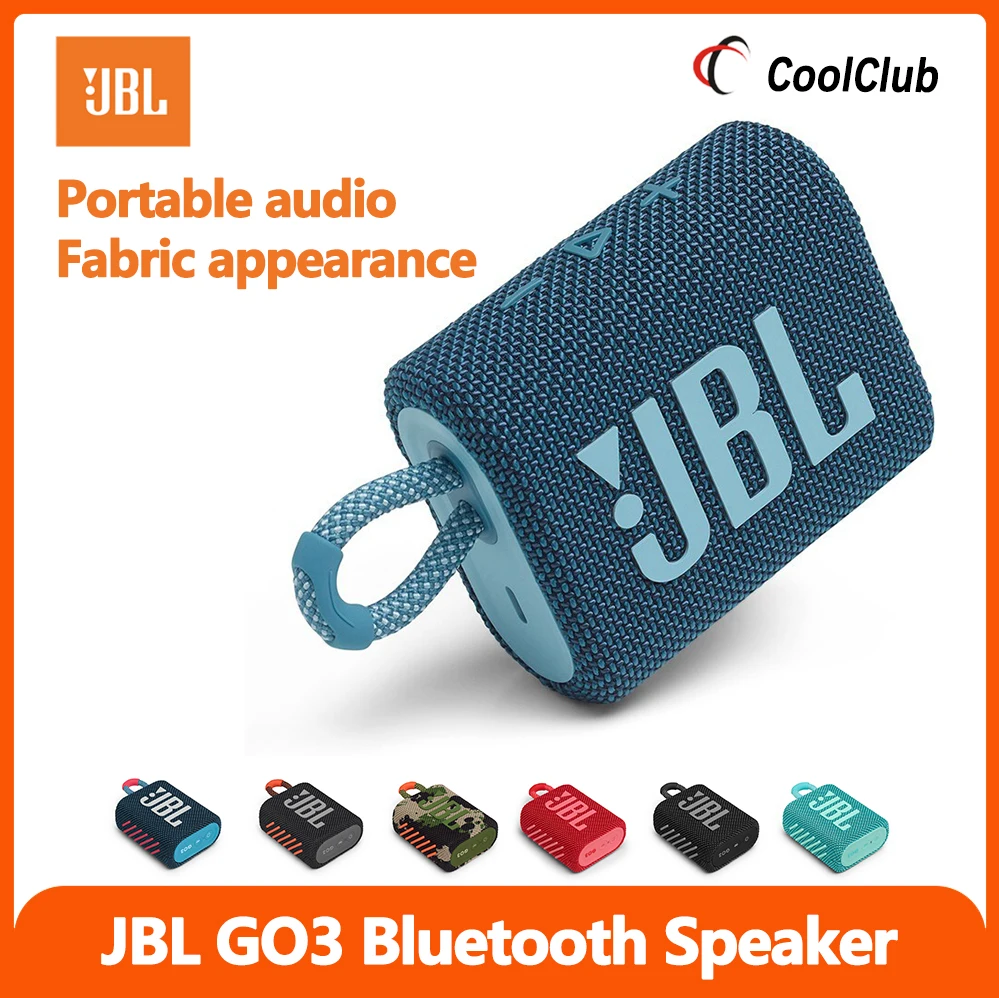 Bluetooth-динамик JBL GO3 цветной беспроводной водонепроницаемый 5 1 IP67 для спорта на